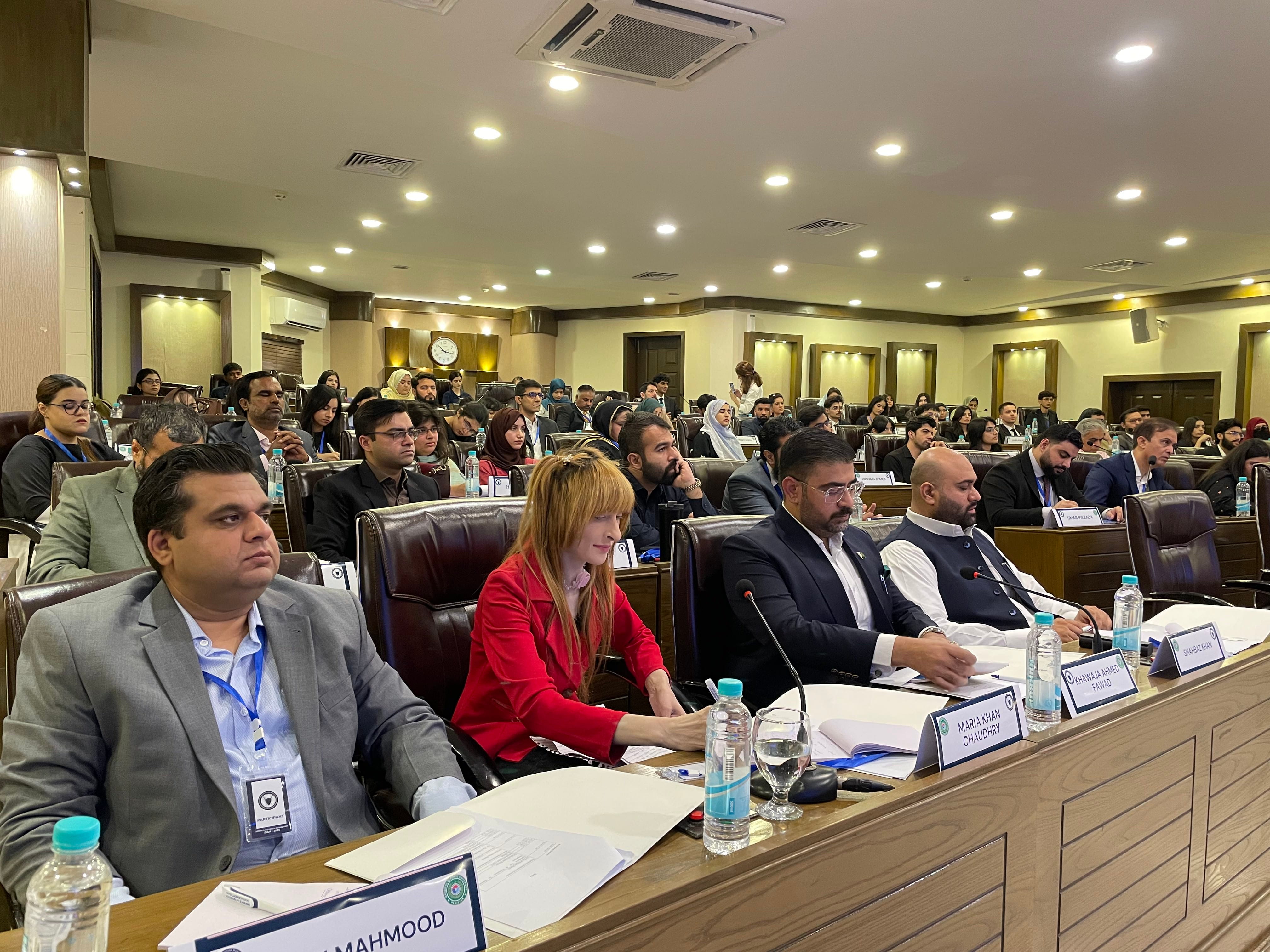Faculty and participants during a DAM 2026 presentation at National Defence University